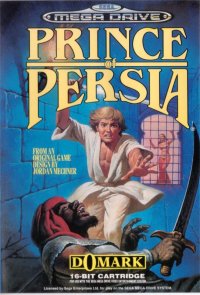 Prince of Persia PAL Sega Mega Drive PAL box art